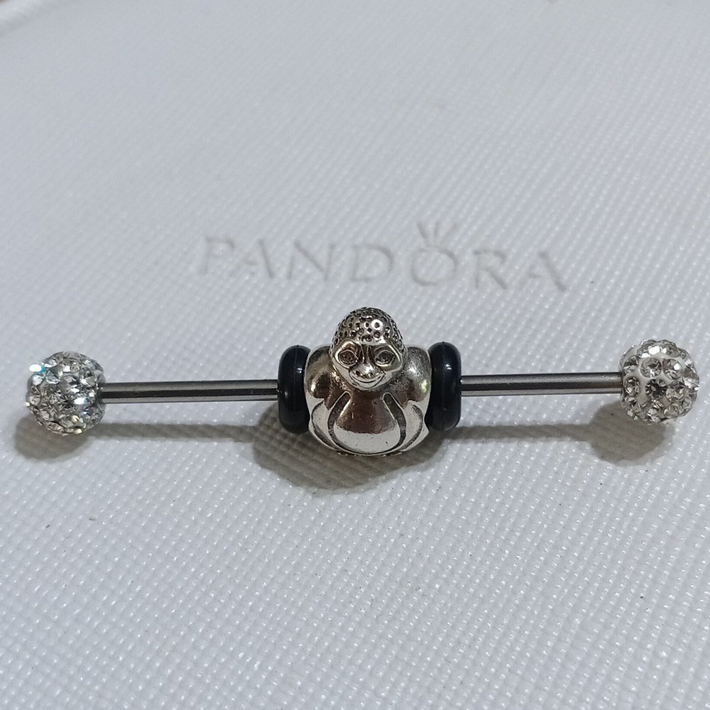 Pandora Penguin With Spotted Head Vintage 2008 Silver Charm